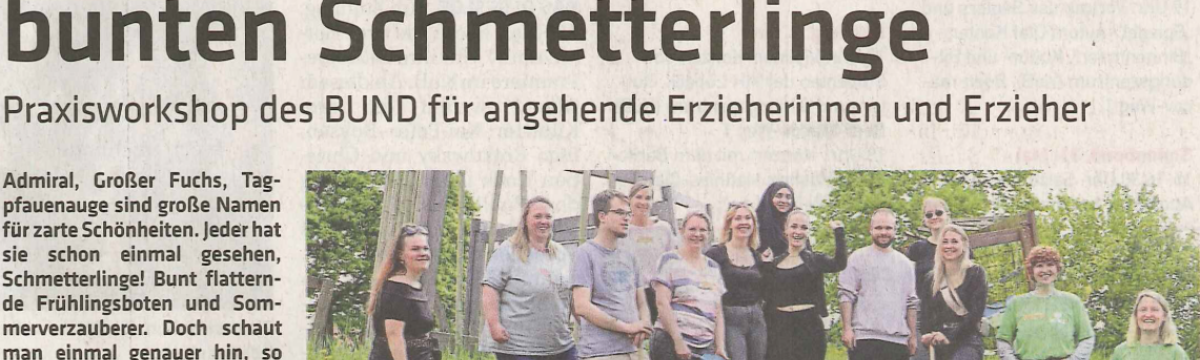 Ein Garten mit Futter für die bunten Schmetterlinge Berufliche Schule des Kreises Stormarn in Bad Oldesloe Ein Garten mit Futter für die bunten Schmetterlinge Berufliche Schule des Kreises Stormarn in Bad Oldesloe